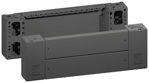 Sockelblende Rittal VX 8660.022 600×200mm vorder-/rückseite schwarz Stahl 2Stk