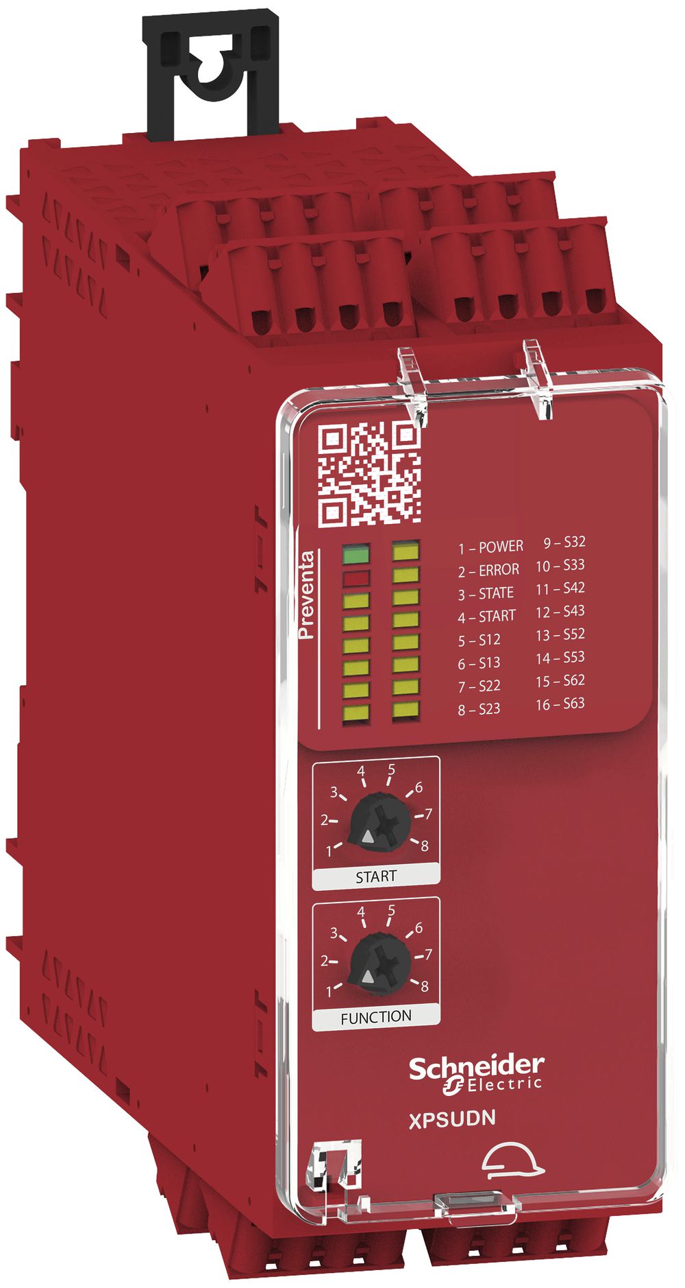 Relais de sécurité SE XPSUDN, 8fonctions/6circuits, 48…240V 3F/1O/1T PLe res.