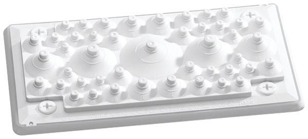 Leitungseinführung Hager Univers 240×30×30mm 46 Steckverbinderöffnungen