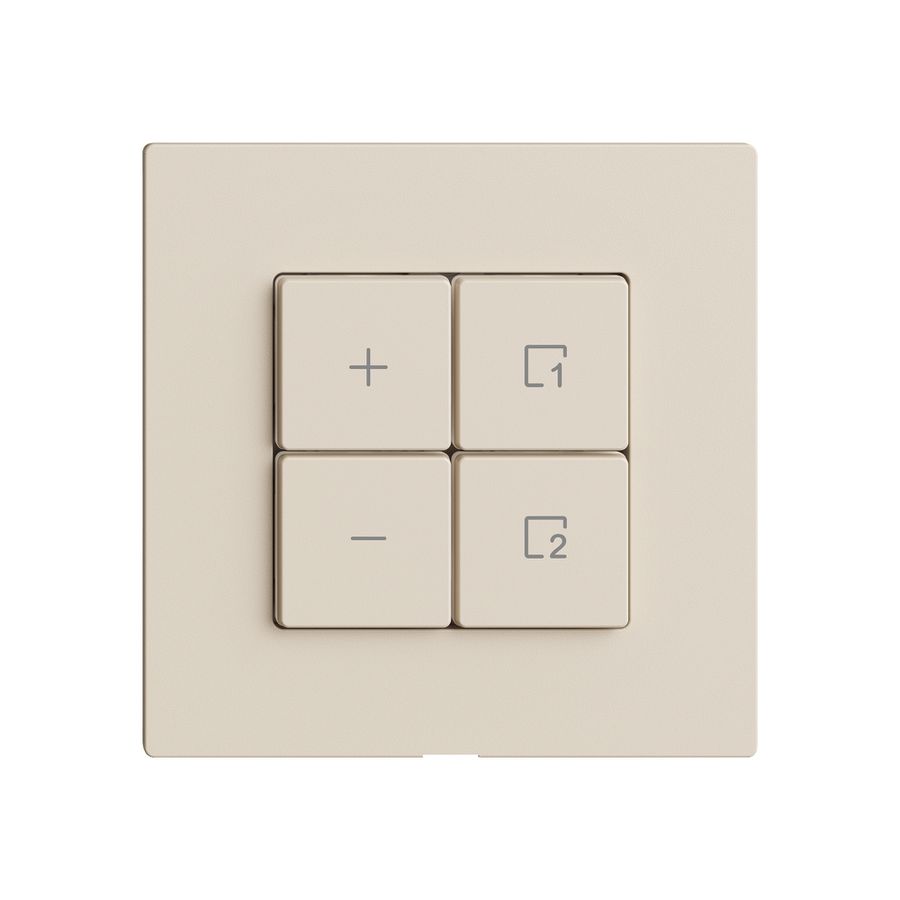 Bedienaufsatz zu Dimmer EDIZIOdue Wiser 1K 4T cr