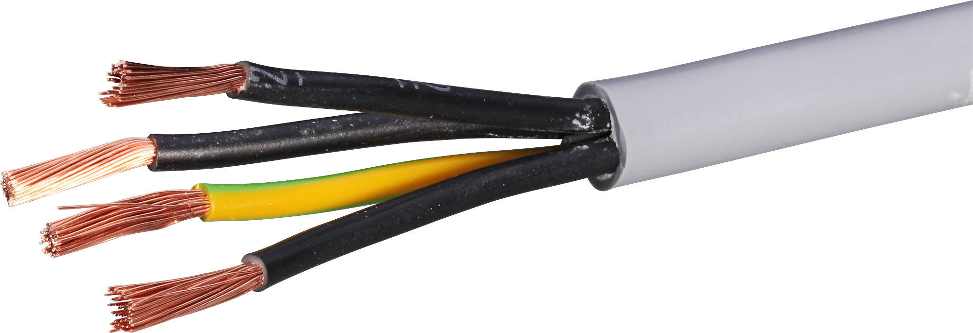 Steuerkabel LiYY 4×4mm² nummeriert grau