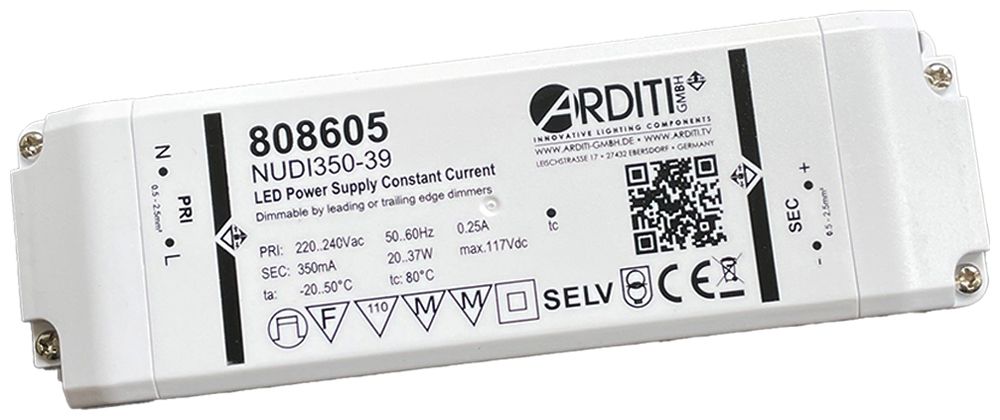 Convertisseur LED Elektrogros à courant constant 350mA 37W dimmable