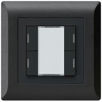 UP-Taster kallysto.line KNX 4×RGB LED s/e-link schwarz