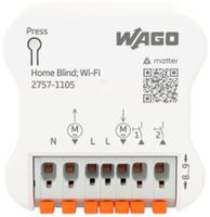 EB-RF-Jalousieaktor WAGO Home matter 2×Ausg 3A 690W AC 2×Eing IP00