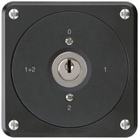 Interrupteur à clé ENC robusto sans clapet 1/1P noir pour combinaison