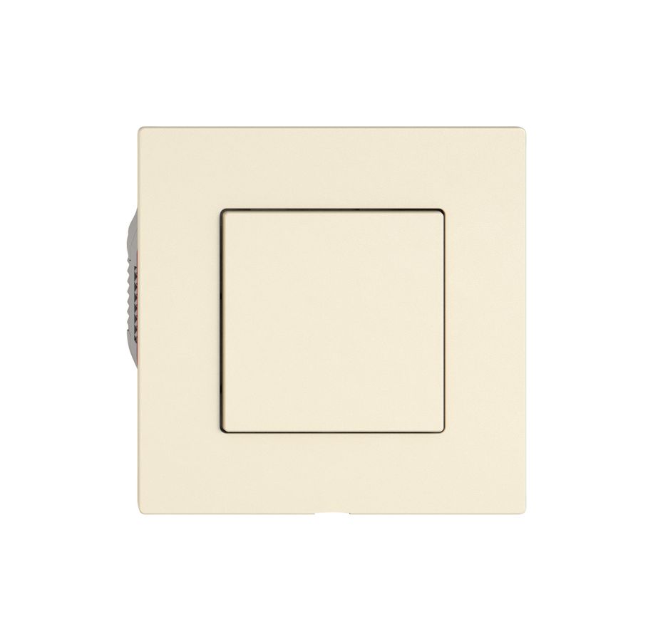 Station sec.interrupteur EDIZIO.liv Wiser SNAPFIX® 1 canal 1 touche cr