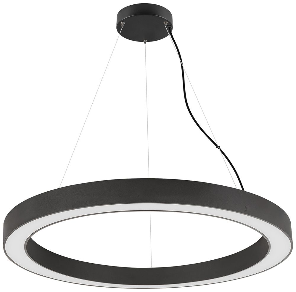 LED-Pendelleuchte SLV MEDO RING 90 42W 5000lm 930/940 DALI Ø900mm schwarz