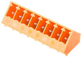 Connettore maschio WM SC chiuso THT 3.81mm 4L 135° 3.2mm stagnato arancione