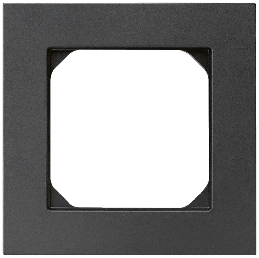 UP-Abdeckrahmen kallysto.pro 1×1 schwarz 94×94mm