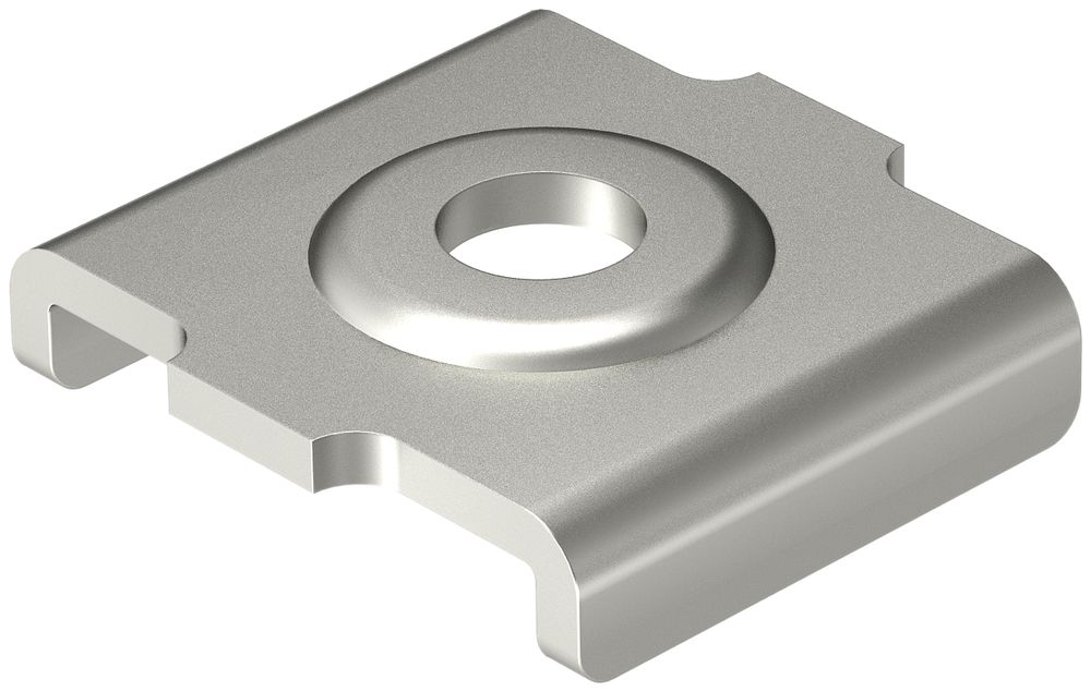 Pièce de fixation Bettermann pour caniveau à grille 50mm acier fin