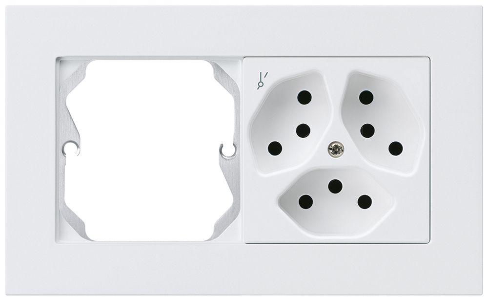 Combinazione INC kallysto.pro grd.I-I horizontale vuoto+3×tipo 13S bianco