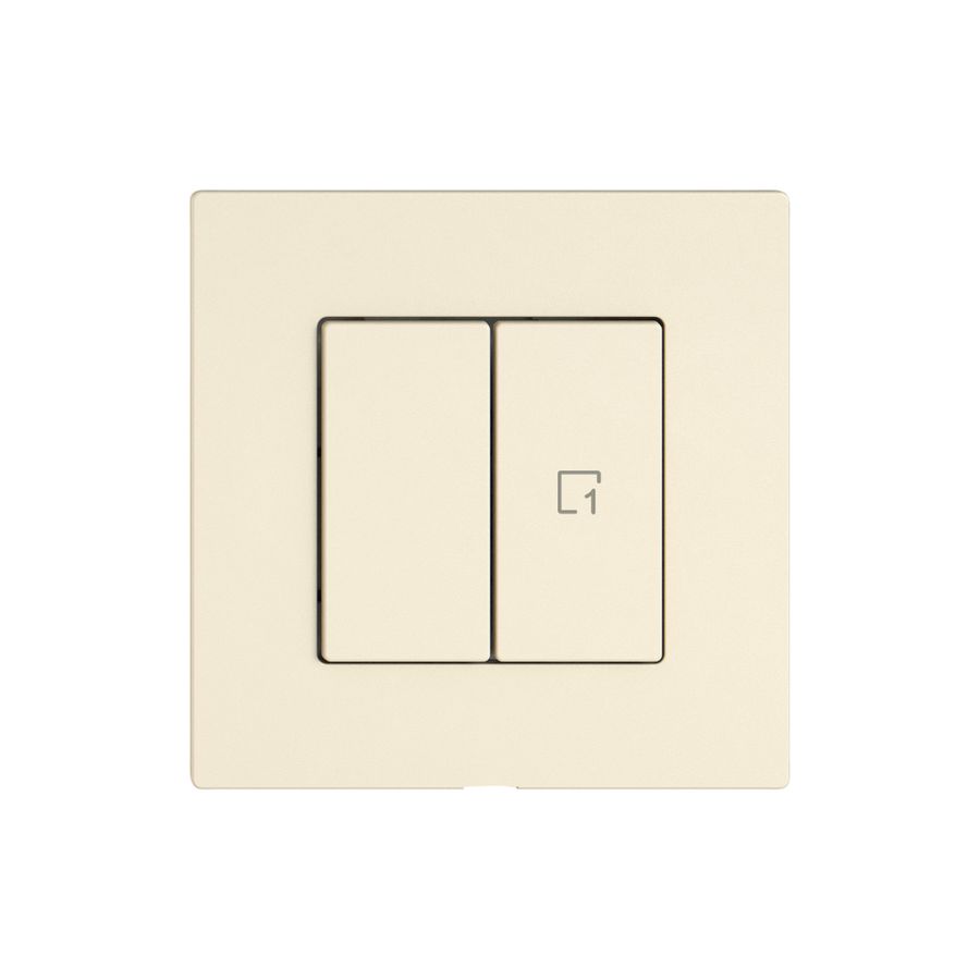 Comando per interruttore EDIZIO.liv Wiser SNAPFIX® 1C scena WLAN 2T cr