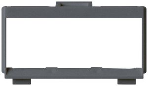 Modulo multimedia kallysto M3 CUC vuoto per 3 Tera Siemon cat.7 antracite