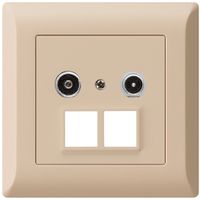 Prise multimédia ENC kallysto.line R/TV 19dB 2GHz beige