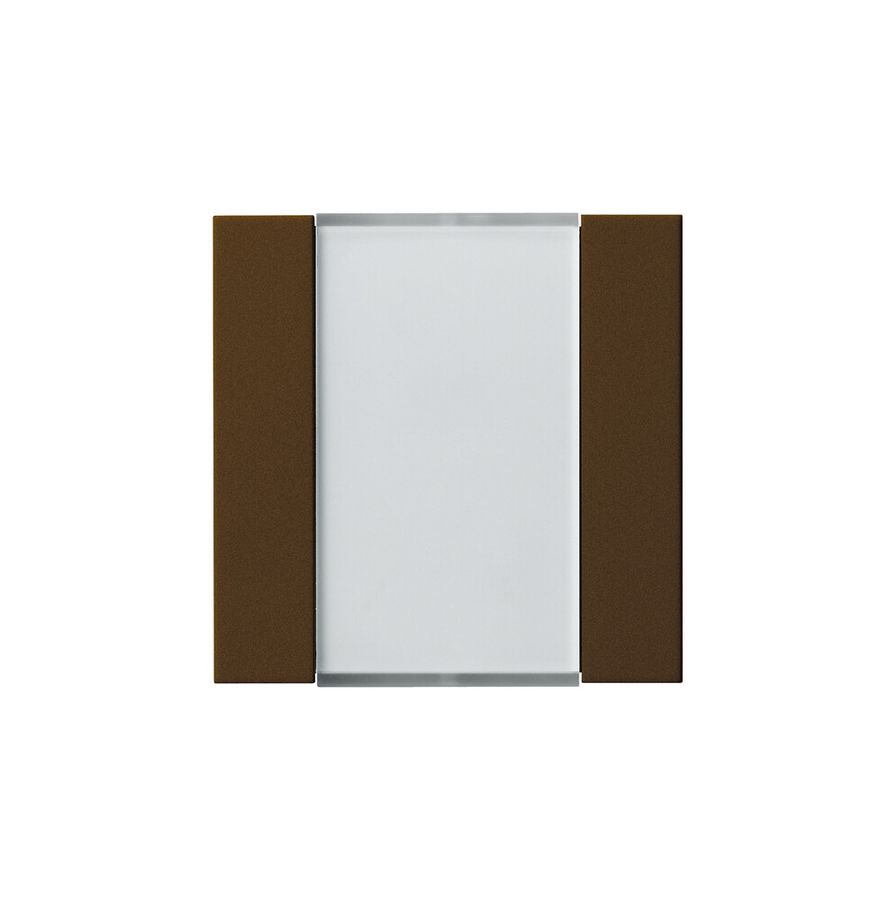 Frontset Hager kallysto 2×KNX braun