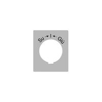 Kennscheibe FLF Su->I<-Giù für Schwenktaster FH