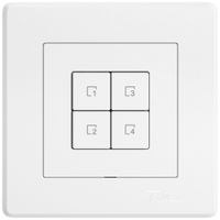 UP-Montageset EDIZIO.liv Wiser SNAPFIX® f.Szenentaster 4 Szenen 4 Tasten ws