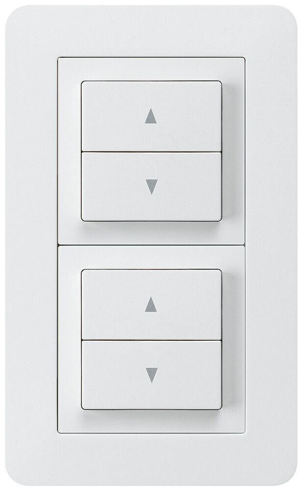 UP-Kombination kallysto.trend Gr.I-I vertikal 2×Storenschalter weiss