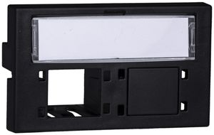 FLF-Montageset R&M für Module Kat.6A/EL spezial, 2-Port, schwarz