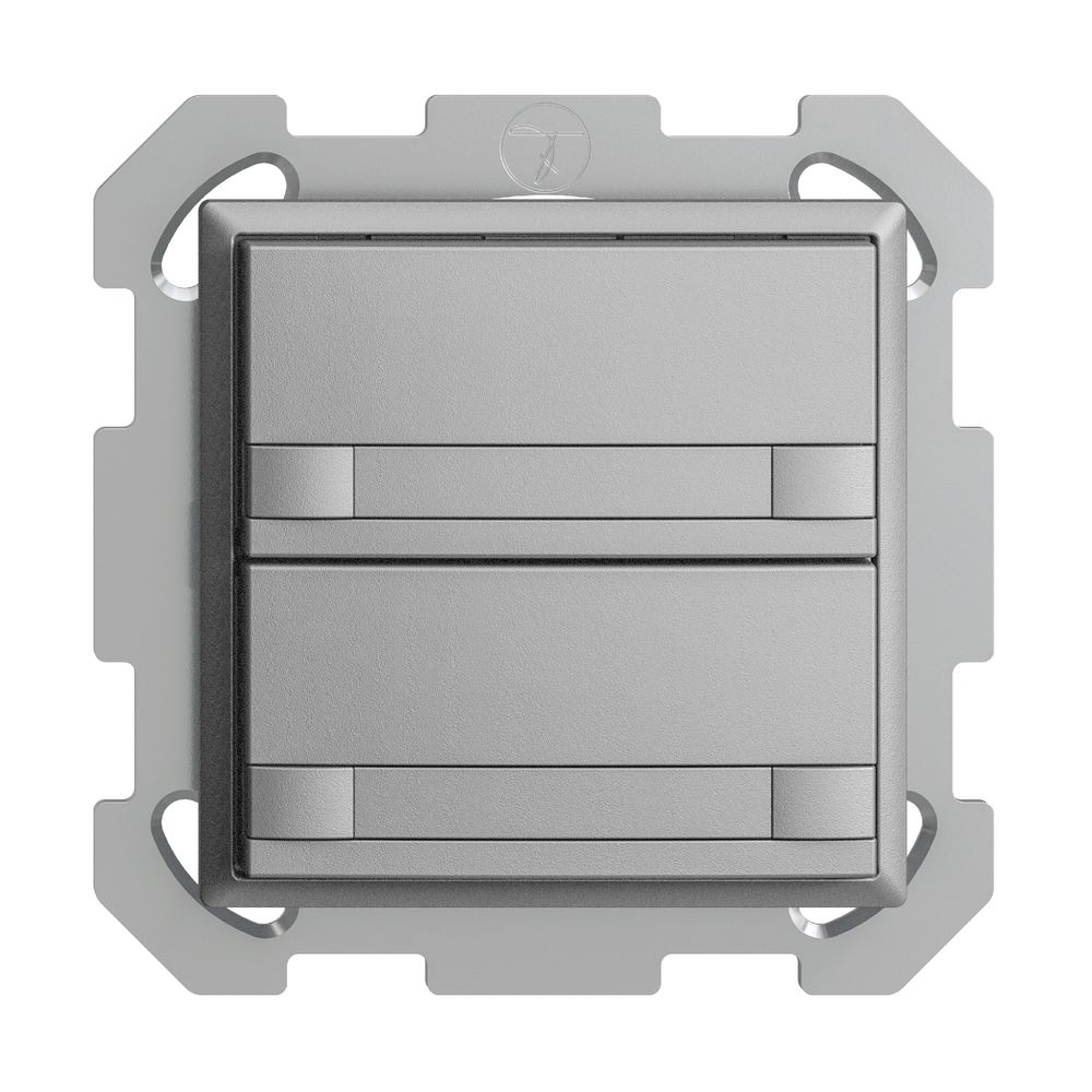 Poussoir KNX RGB ENC EDUE, 250mW, s.LED, papier, 2×poussoir, comm.2×touches, si