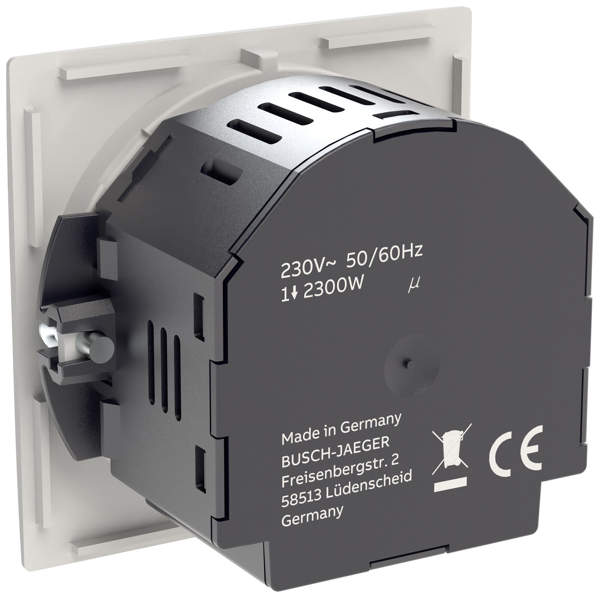 Termostato ambiente ABB SIDUS E riscalda./raffresca. NO 230VAC/10A 5…30°C bi