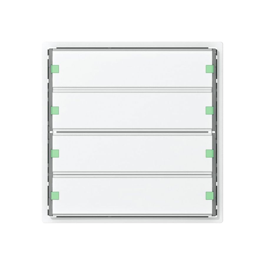 Taster-Einsatz SIDUS 4/8 mit LED weiss