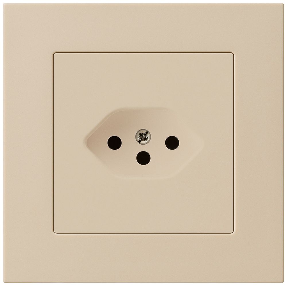 UP-Steckdose kallysto.pro T13 beige mit Kinderschutz