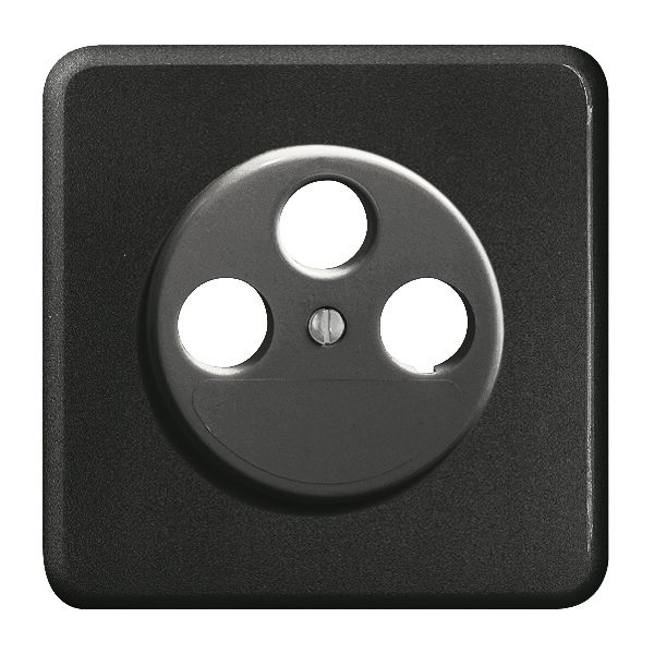 Kit frontal ENC FH noir pour prise SAT