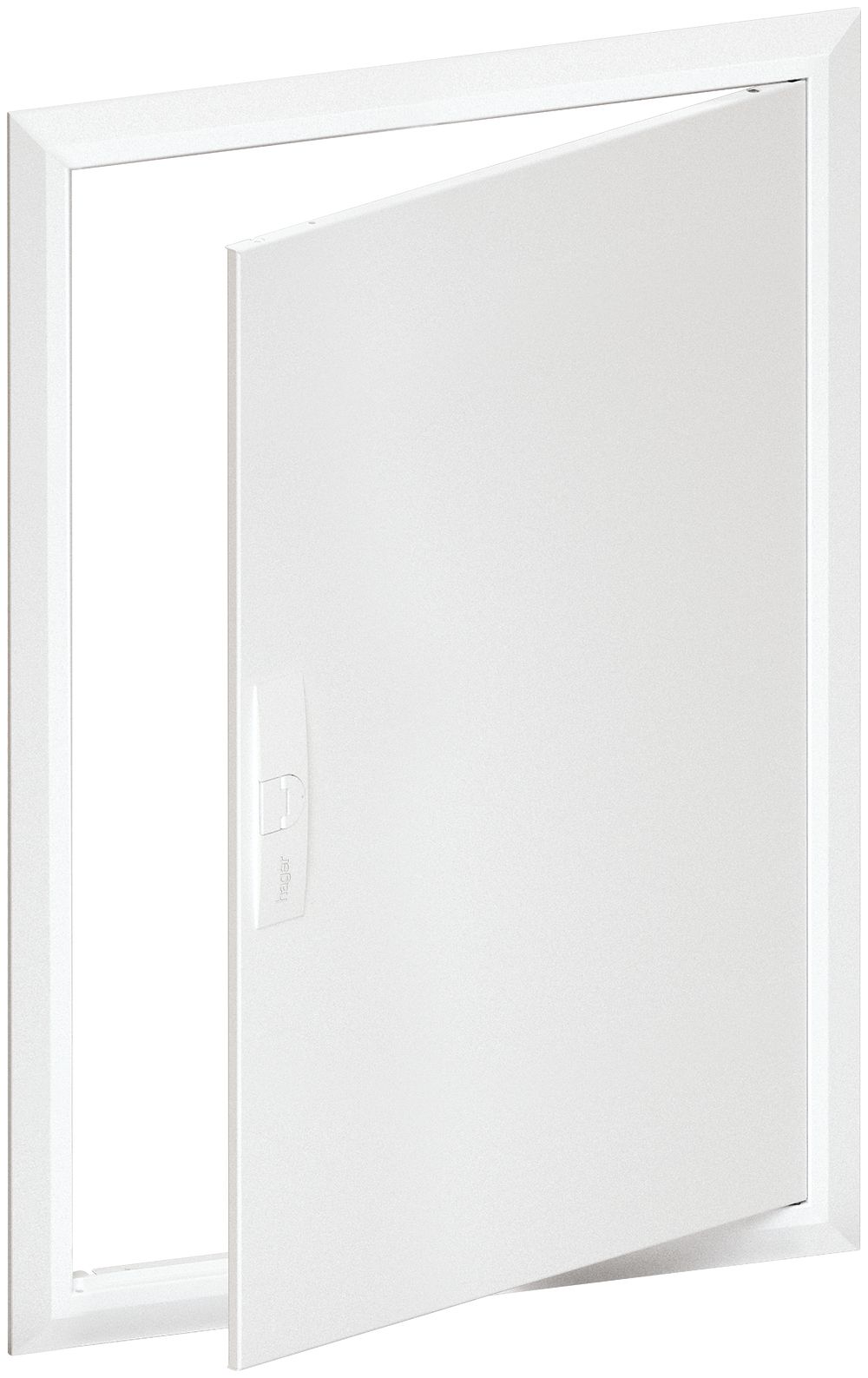 Cornice con porta Hager univers 603×853×10mm IP00 bianco per FW52U..