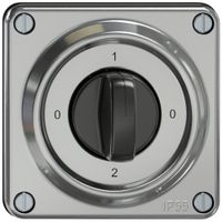 Interrupteur rotatif ELEMENT SNAPFIX® 2/1L 16A 400V 0-1-0-2 alu