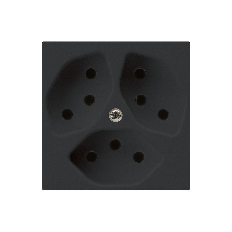 UP-Steckdose kallysto 3×T13 schwarz