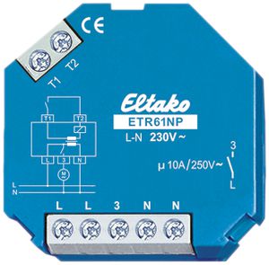 Relais de séparation INC Eltako 230VAC 1S 10A +analyse de cont.