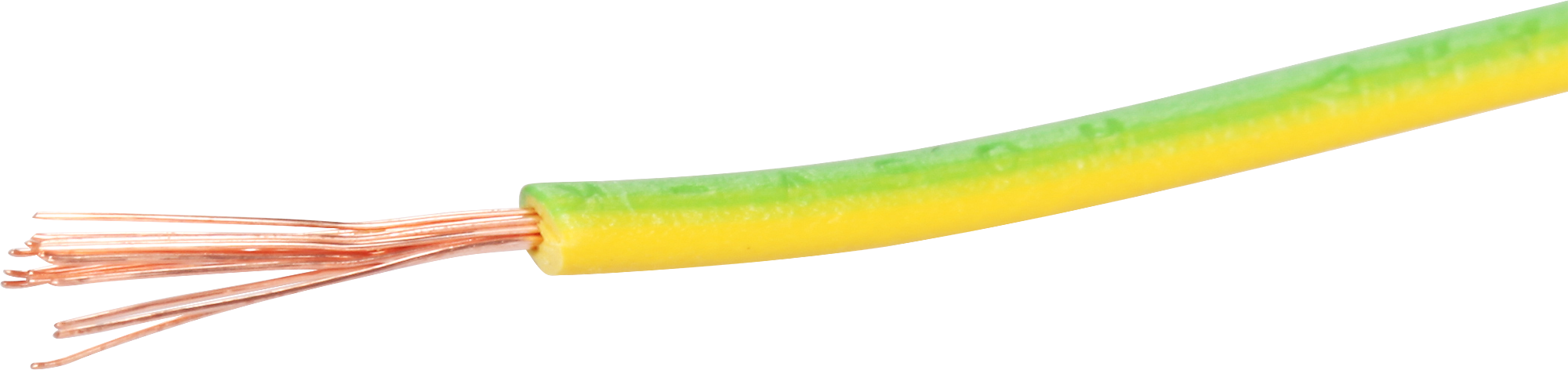 Toron T 0.5mm² vert-jaune Eca, Bobine à 200m