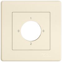 UP-Montageset EDIZIO.liv SNAPFIX® f.Drehschalter m.Schloss 0-1-0-2 cr