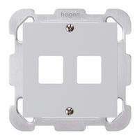 UP-Frontset HMS kallysto B für 2 Module hellgrau