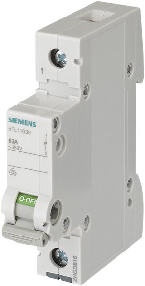 REG-Ausschalter Siemens SENTRON 5TL1, 32A/250V 1L 1S, 1TE