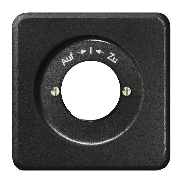 Kit frontale INC Auf-I-Zu nero per cont.rot.imp.a chiave