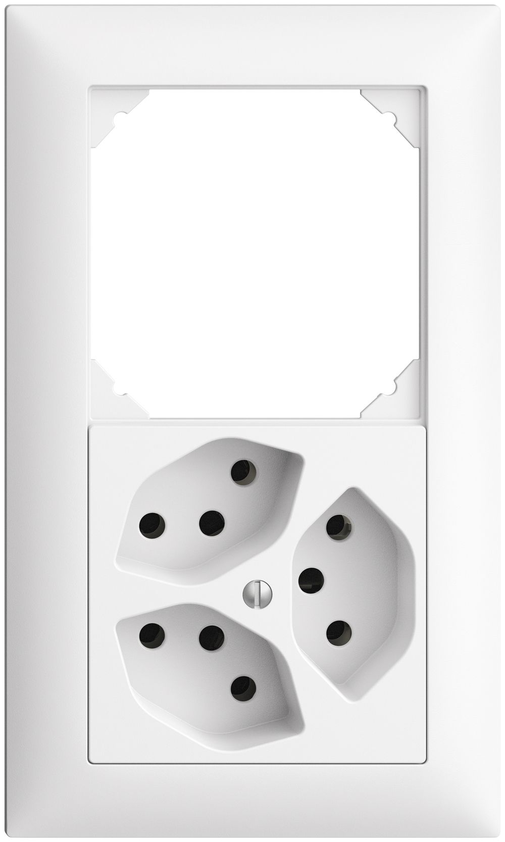 Combinaison ENC vide+3×T13 EDIZIOdue blanc