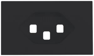 FLF Frontabdeckung Steffen, für 1×T23, schwarz