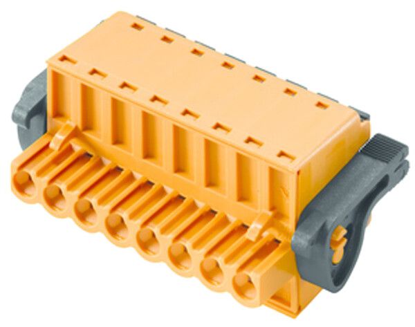 Buchsenstecker Weidmüller BLC Löseriegel 5.08mm 8L verzinnt orange