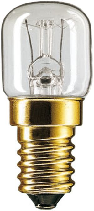 Röhrenlampe App E14 15W 240V T22 klar für Backofen