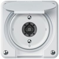 Interrupteur à clé ENC robusto interrupteur en/hors 1 pôle 16A 250V 86×86mm bc