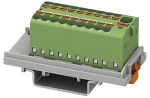 Blocco di distribuzione PX PTFIX 4/18X1.5-NS35 GN