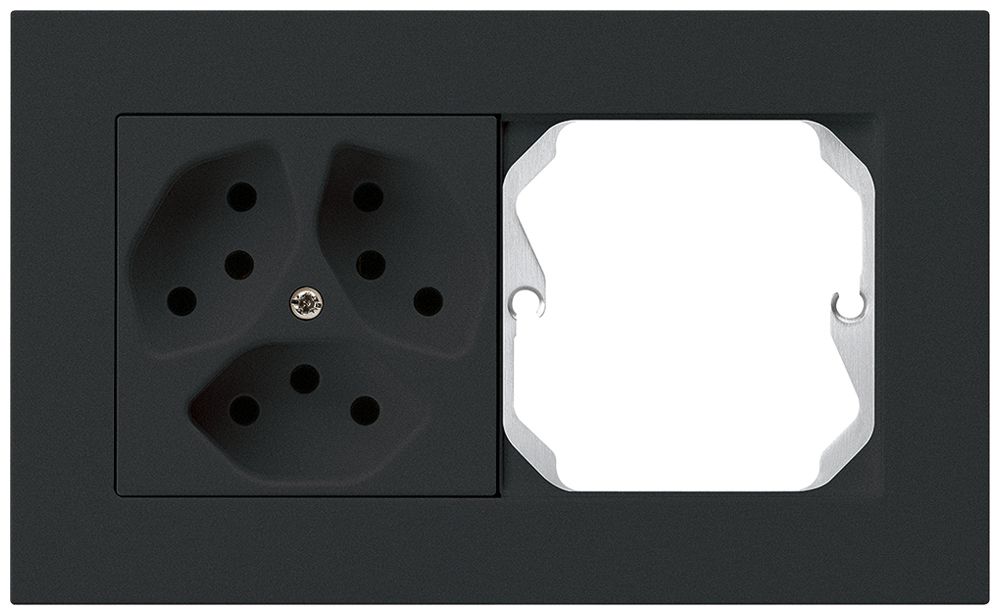 Combinazione INC kallysto.pro grd.I-I horizontale 3×tipo 13+vuoto nero