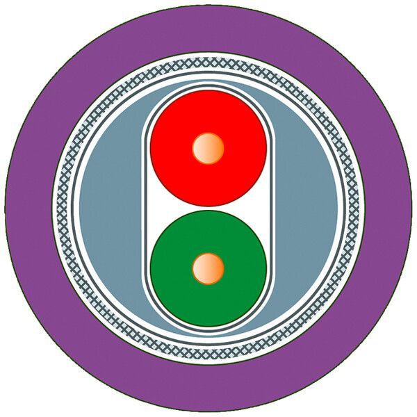Câble bus Siemens PROFIBUS FC Robust 1×2×0.65 blindé PUR Fca violet