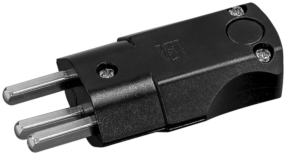 Winkelstecker Steffen STEKO MID T23 schwarz 10A 250VAC