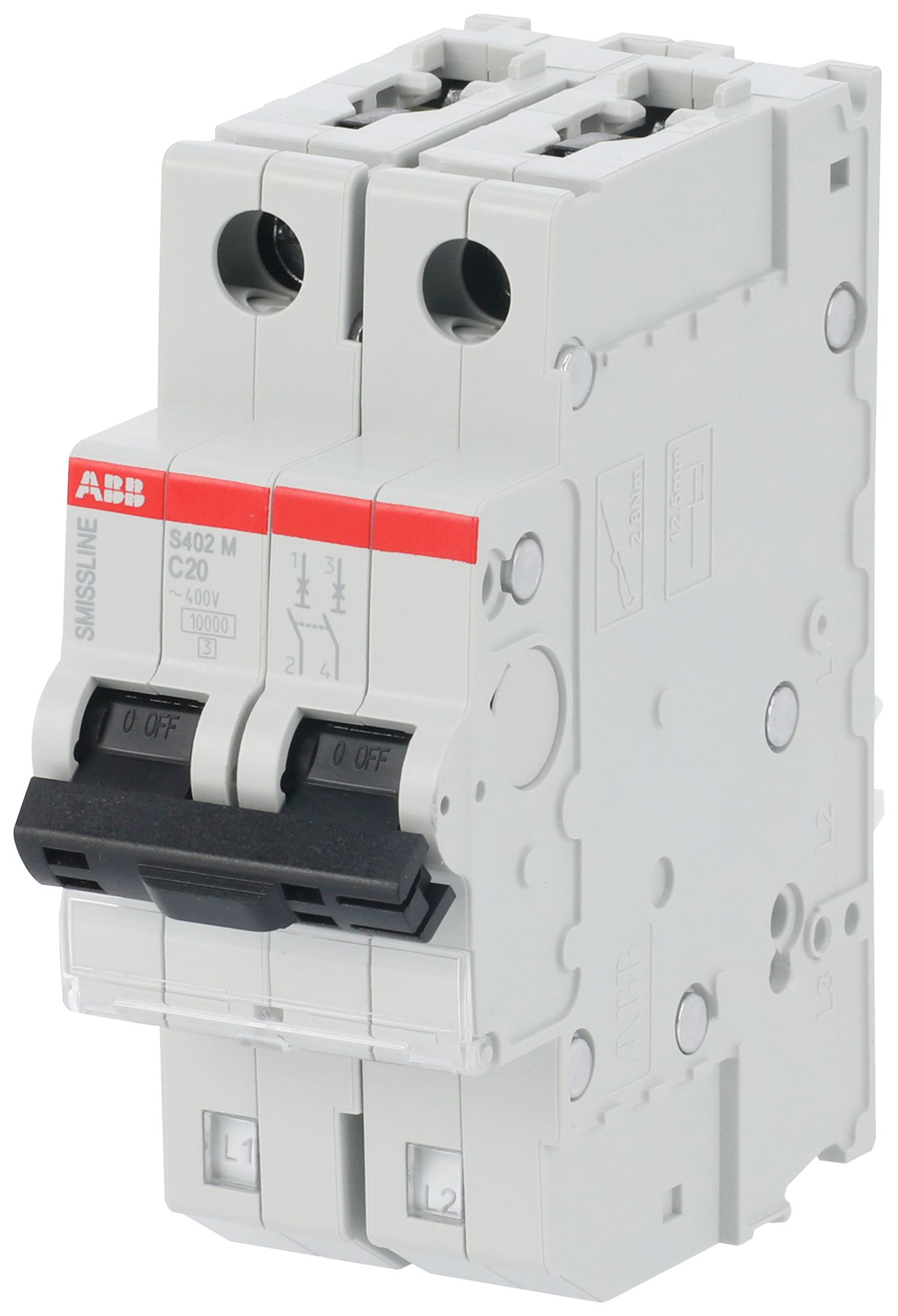 Disgiuntore SMISSLINE TP S 2×20A C 10kA