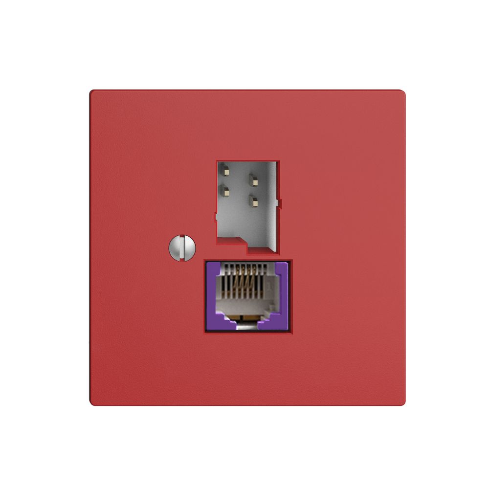 Dose T+T 6P/1×RJ45 DSL-Breitband EDIZIOdue berry