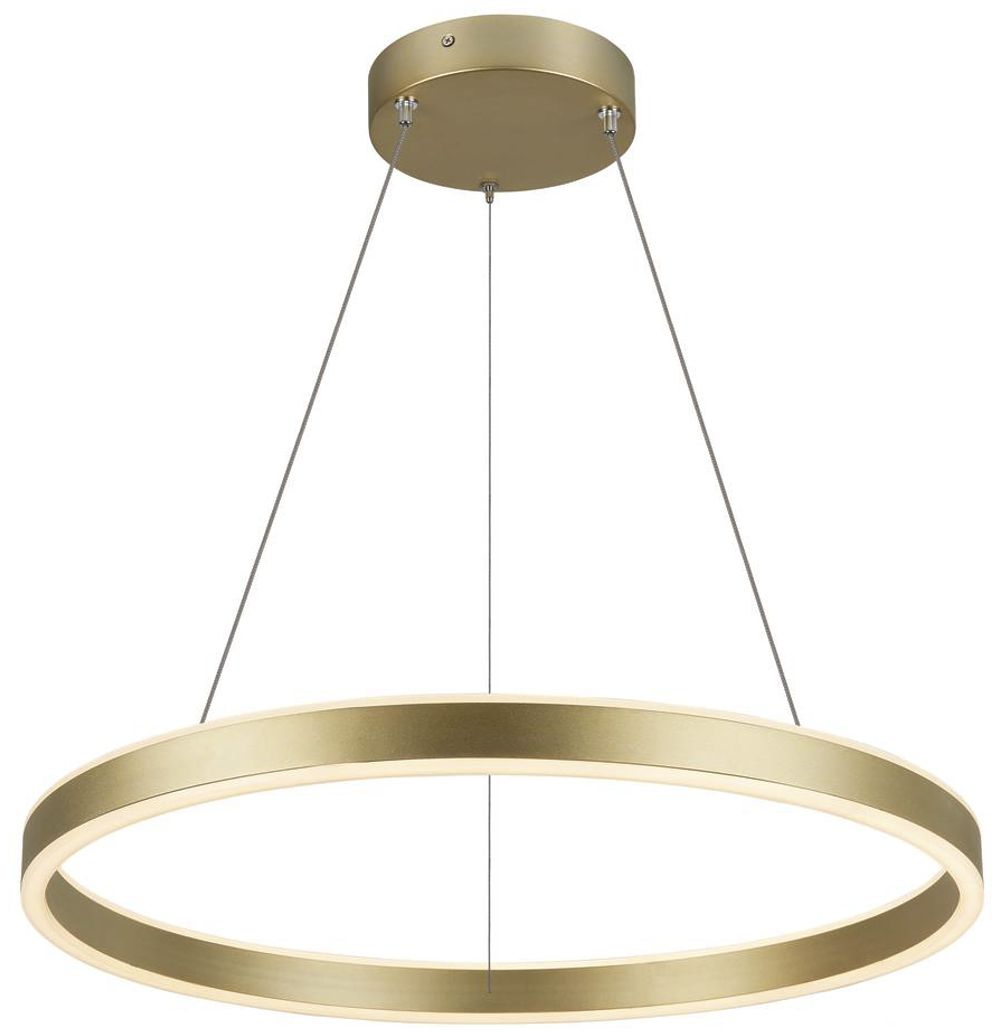 LED-Pendelleuchte SLV ONE 60 PHASE 24W 820lm 3000K Ø600mm messing