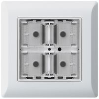 UP-Taster KNX KLI f.4×Tasten 4×Betätigungspunkte LED weiss